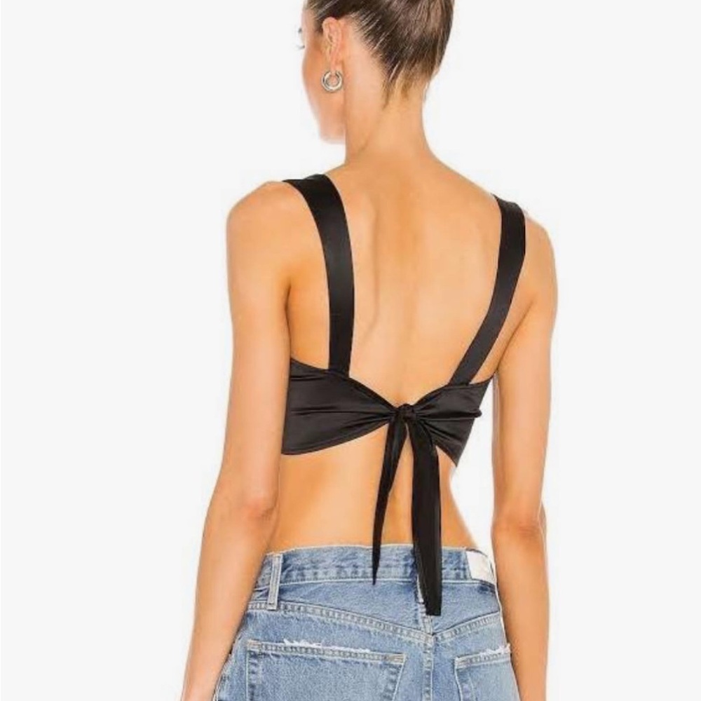 Miaou Tati Top in Black - Picture 7 of 9